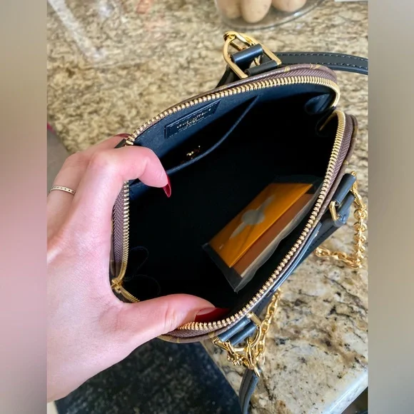 BB canvas stud chain small handbag New - Picture 8 of 9